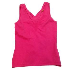 Essendi Pink Sleeveless Sweater Top Size Small
